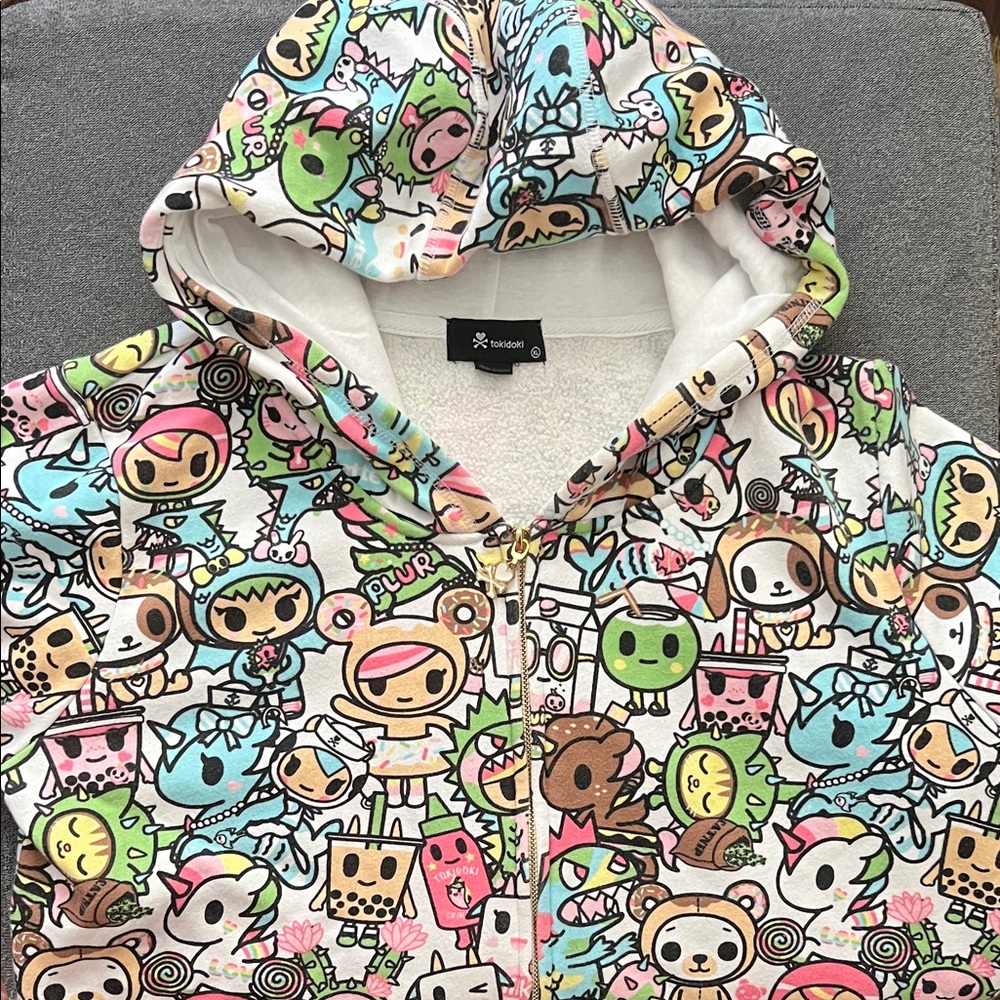 Tokidoki Graphic Zip-up Hoodie